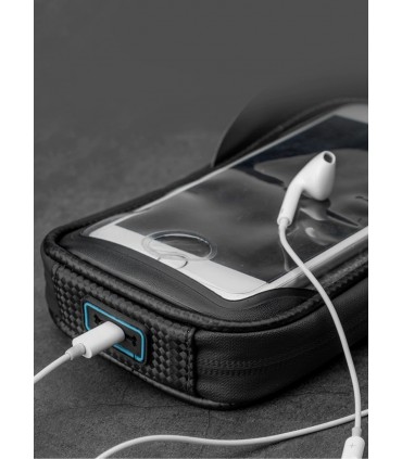 Чантичка за телефон за велосипед със странични джобове