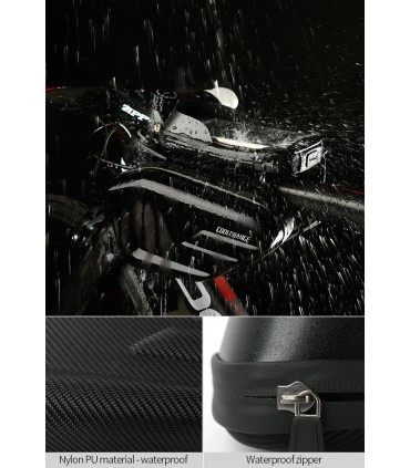 Чанта за рамката на колело с джоб за смартфони от 4.7 до 6.2"