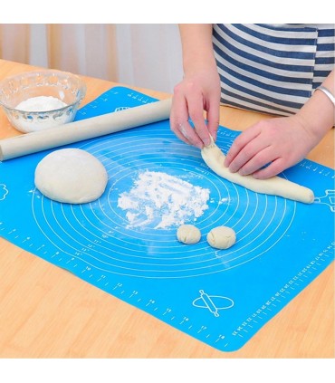 СИЛИКОНОВА ПОДЛОЖКА ЗА МЕСЕНЕ, ТОЧЕНЕ И ПЕЧЕНЕ 60Х40 СМ