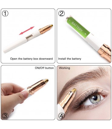 Дамски тример за оформяне на вежди Flawless Brows