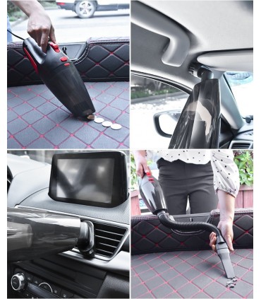 Безжична прахосмукачка за кола с 4 приставки