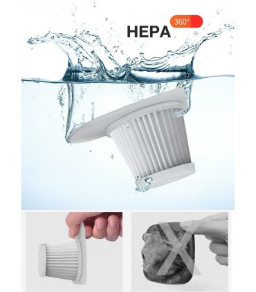 Безжична прахосмукачка за кола с 4 приставки