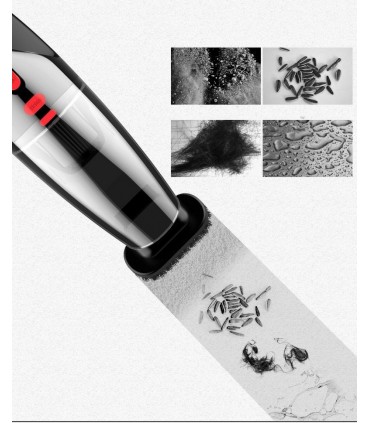 Безжична прахосмукачка за кола с 4 приставки