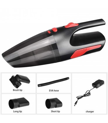 Безжична прахосмукачка за кола с 4 приставки