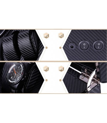 навиваща часовници витрина за 4 часовника + 6 класически