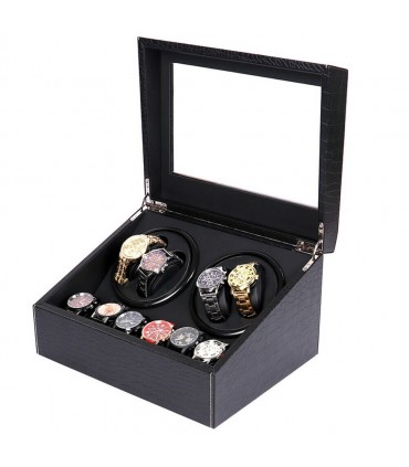 навиваща часовници витрина за 4 часовника + 6 класически