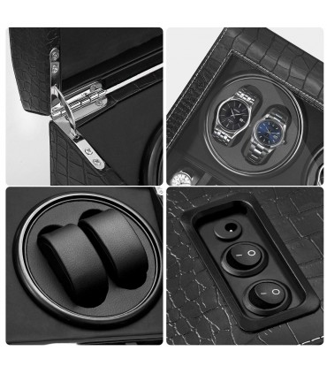 навиваща часовници витрина за 4 часовника + 6 класически