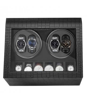 навиваща часовници витрина за 4 часовника + 6 класически