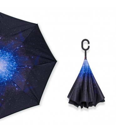 Чадър с обратно затваряне и отваряне