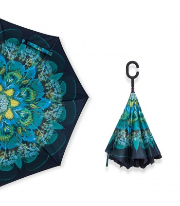 Чадър с обратно затваряне и отваряне