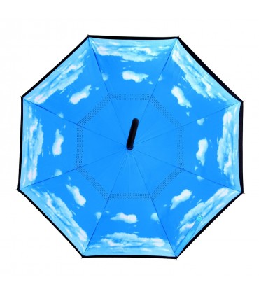 Чадър с обратно затваряне и отваряне