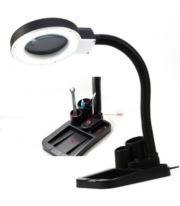 Настолна лупа с лампа