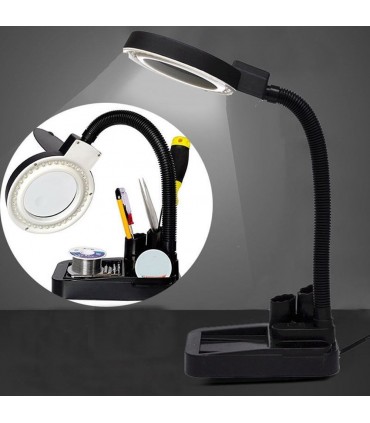 Настолна лупа с лампа