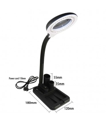 Настолна лупа с лампа