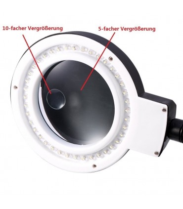 Настолна лупа с лампа