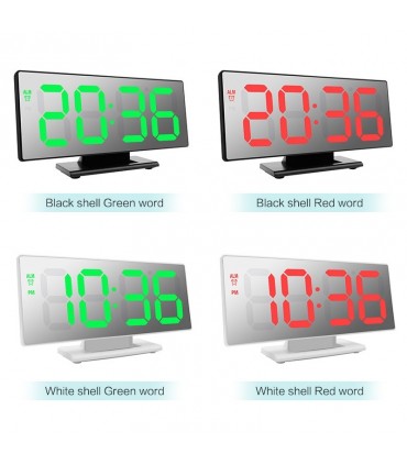 LED ЦИФРОВ ЧАСОВНИК - ОГЛЕДАЛЕН