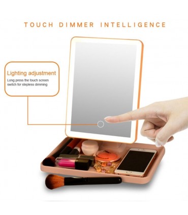 LED огледало за гримиране с лед осветление в 3 цвята