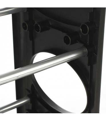 Стелаж за обувки с метален корпус с 4 рафта, 64x20x64