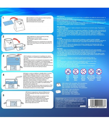 ВАКУУМИРАЩ ПЛИК ЗА СЪХРАНЕНИЕ С ЧАНТА 2 В 1