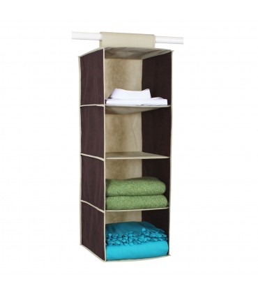 Висящ органайзер за гардероб с 4 отделения