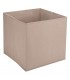 Кутия за съхранение цвят бежов 30х30х30см.