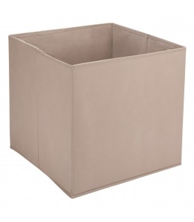 Кутия за съхранение цвят бежов 30х30х30см.