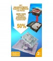 Комплект торби за вакуумиране на дрехи 70x50 и 50x35см