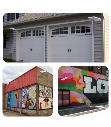 Външно Соларна осветление, лампа с 48 диода за стена със сензор за движение