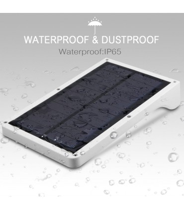 Външно Соларна осветление, лампа с 48 диода за стена със сензор за движение