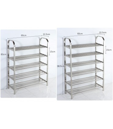 Стелаж за обувки метален на 5 и 6 нива