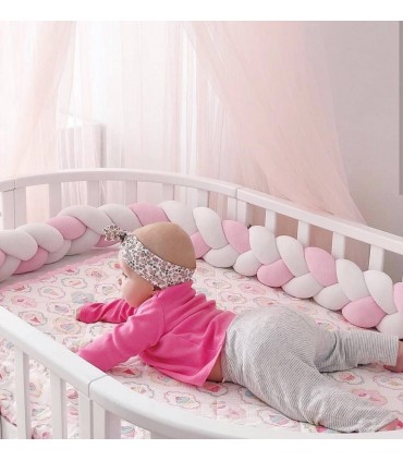 ОЛЕКОТЕН КОМПЛЕКТ ЗА БЕБЕШКО ЛЕГЛО, ПЛЕТЕН ОБИКОЛНИК