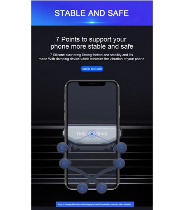 Шест точкова поставка за телефон за кола