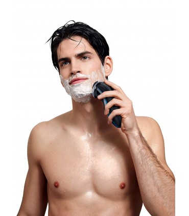 Безжична електрическа самобръсначка за сухо и мокро бръснене