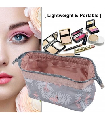 Козметична чантичка, несесер за пътуване с десен фламинго