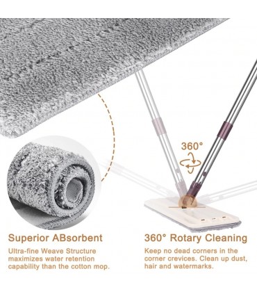 Комплект моп с кофа с 2 отделения за измиване и отцеждане