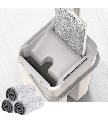 Комплект моп с кофа с 2 отделения за измиване и отцеждане