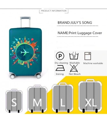 Здрав и еластичен калъф за куфар в красиви и ярки цветове