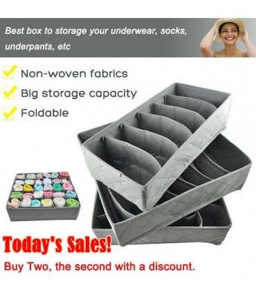 КОМПЛЕКТ ОТ 3 БР. СГЪВАЕМИ КУТИИ ЗА БЕЛЬО, СИВИ