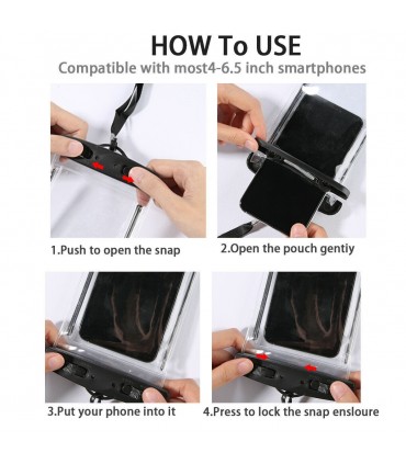 Универсален водоустойчив калъф за телефони