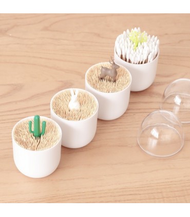 Красива кутийка за съхранение на клечки за зъби или клечки за уши