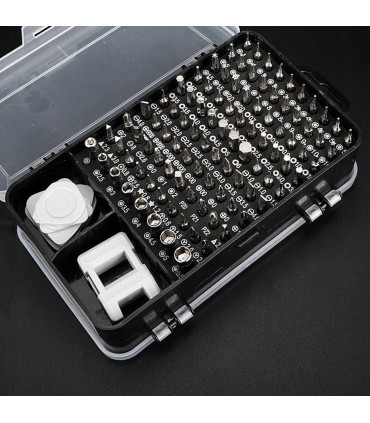 Комплект от 115 отвертки и аксесоари за ремонт на телефони и лаптопи