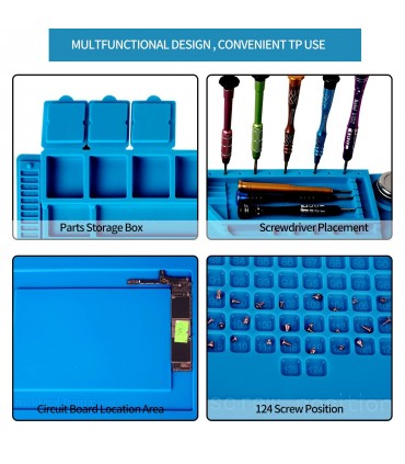 Термоустойчива силиконова подложка за работа с поялник