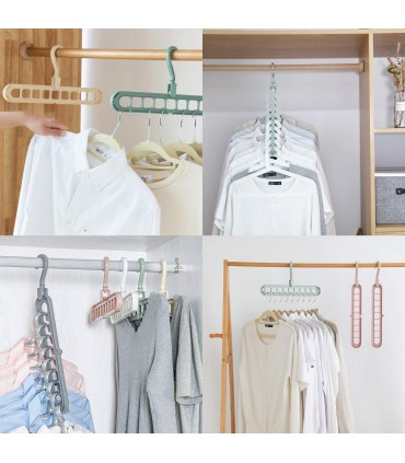Комбинирана закачалка за гардероб за 9 закачалки