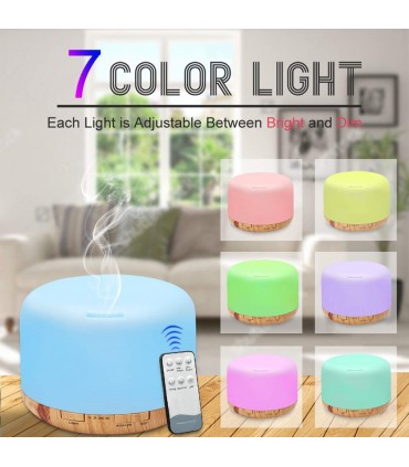 Арома дифузер овлажнител за въздух 300 мл с дистанционно