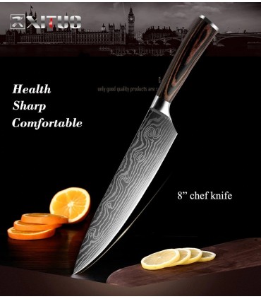 Ножове готварски от дамаска стомана