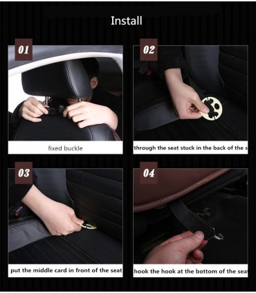 Протектор и органайзер за седалка на кола от еко кожа, модел 1900