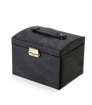 Кутия за бижута с отделения за пръстени и обеци, модел 2756