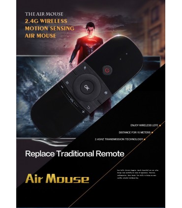 Мини безжична клавиатура с мишка за телевизор