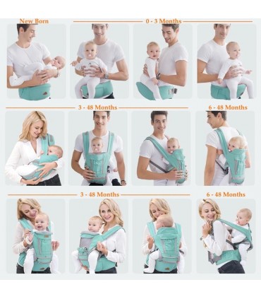 Ергономично кенгуру за деца със столче