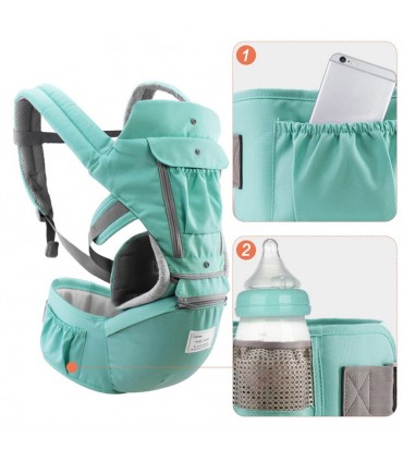 Ергономично кенгуру за деца със столче